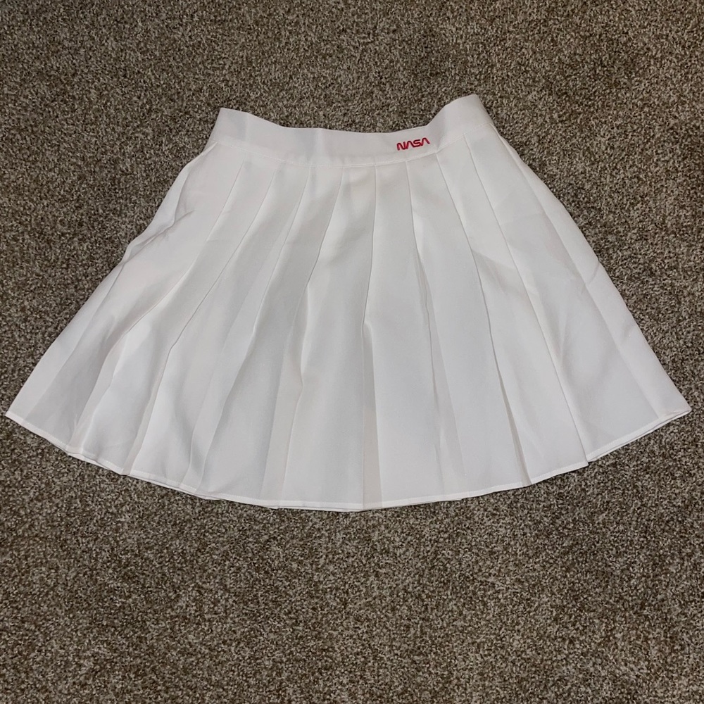 White skirt
